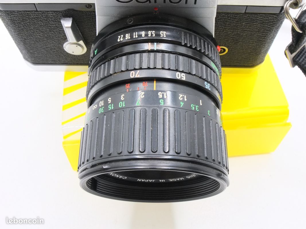 Appareil photo argentique Canon TLB + flash Agfatronic 201 B - Photo, audio & vidéo