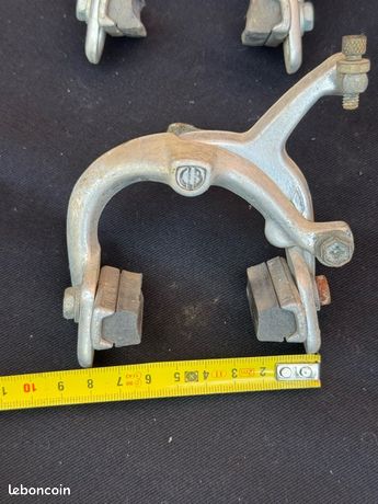 ÉTRIERS DE FREIN alu CHROMER  CLB  an 80 BRILLANT ANCIENS VÉLO VINTAGE EUR 22,00 - FR