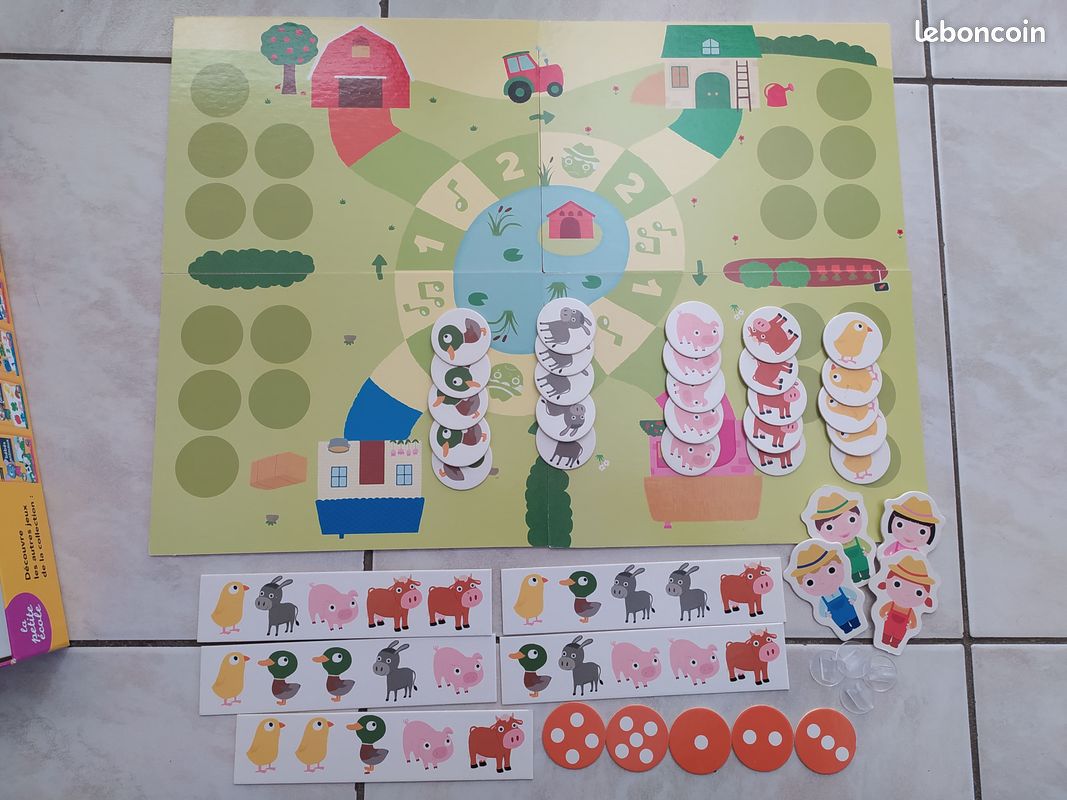 Jeu Mon grand coffret de petite section (Nathan - La petite école) COMPLET (image 6)