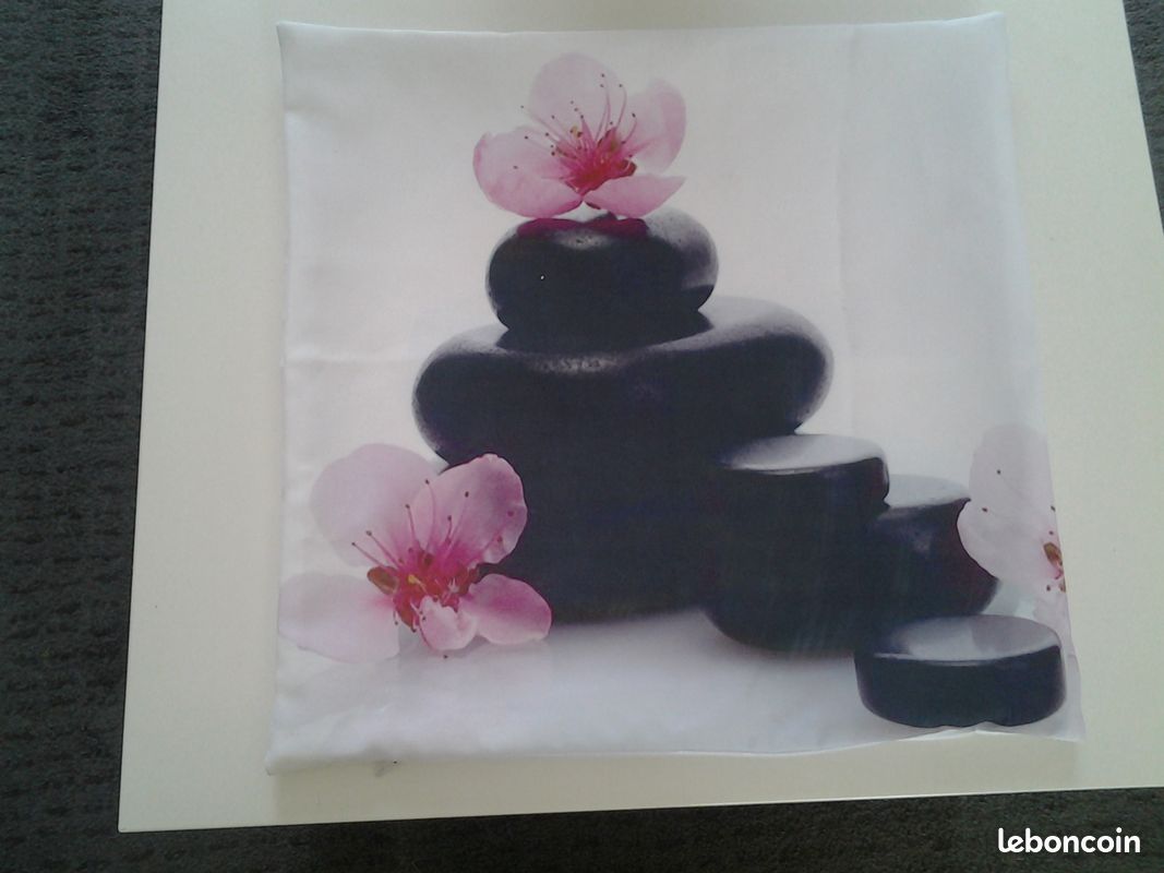 Housse de coussin "orchidée" (image 1)
