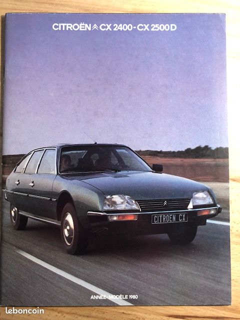 Citroen CX 2400 CX 2500D brochure catalogue (image 1)
