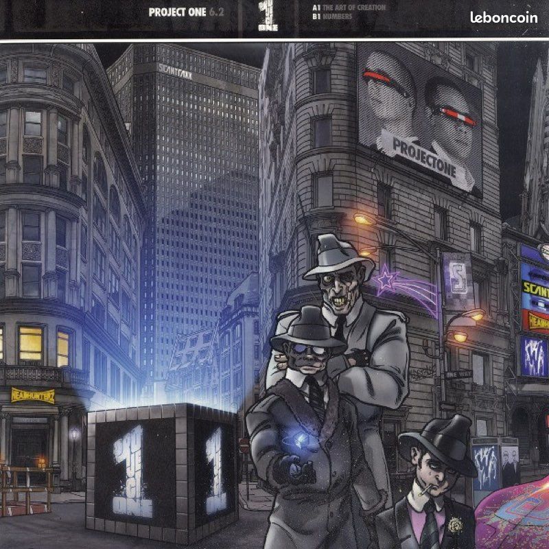 Lot 6 vinyles Project One Scantraxx Reloaded Headhunterz & Wyldstylez (image 5)