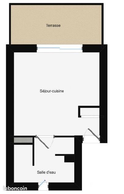 Studio 1 pièce 15 m² (image 10)