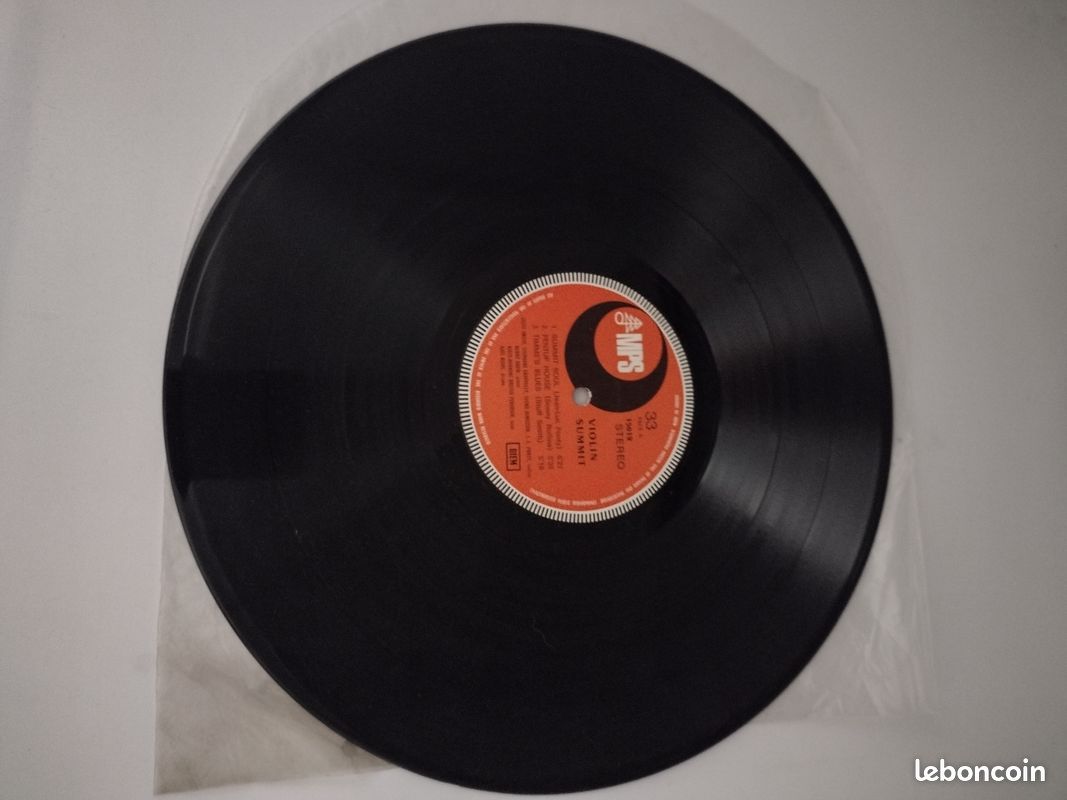 Disque 33T Violin Summit Smith /Grapelly/Asmussen/Ponty En Concert (image 7)