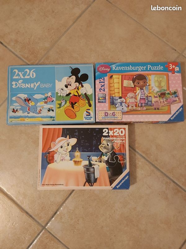 Lot de puzzles Disney pour les tout petits (image 1)