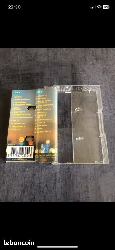 Cassette K7 Audio Alain Barrière - Les Plus Belles Chansons D'Amour (image 4)