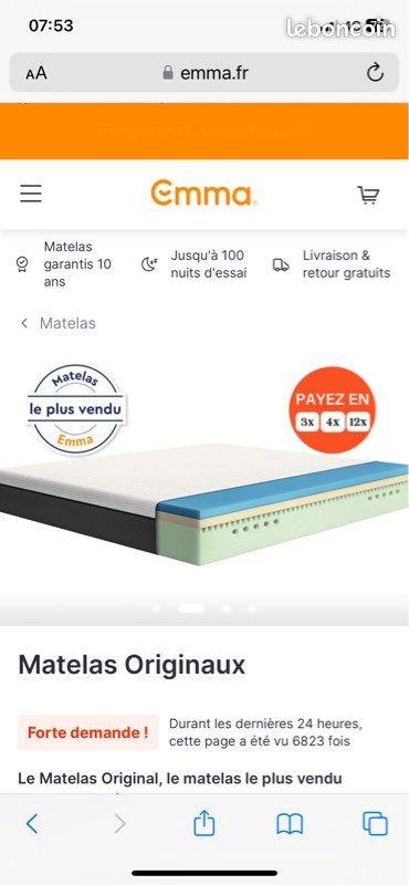 Matelas Emma (image 1)