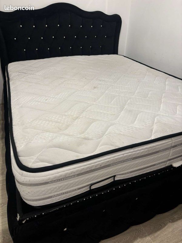 Lit coffre avec matelas 160x200 (image 1)