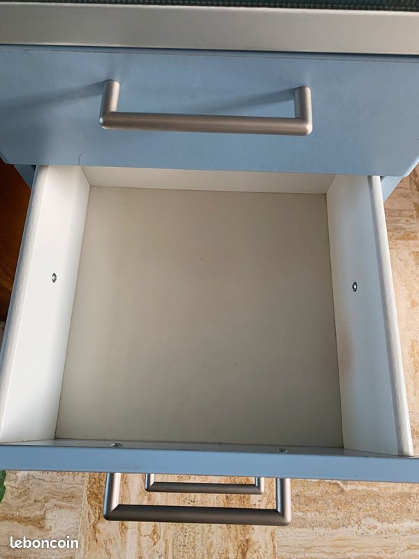 Joli Meuble colonne de salle de bains avec tiroirs et armoire (image 5)