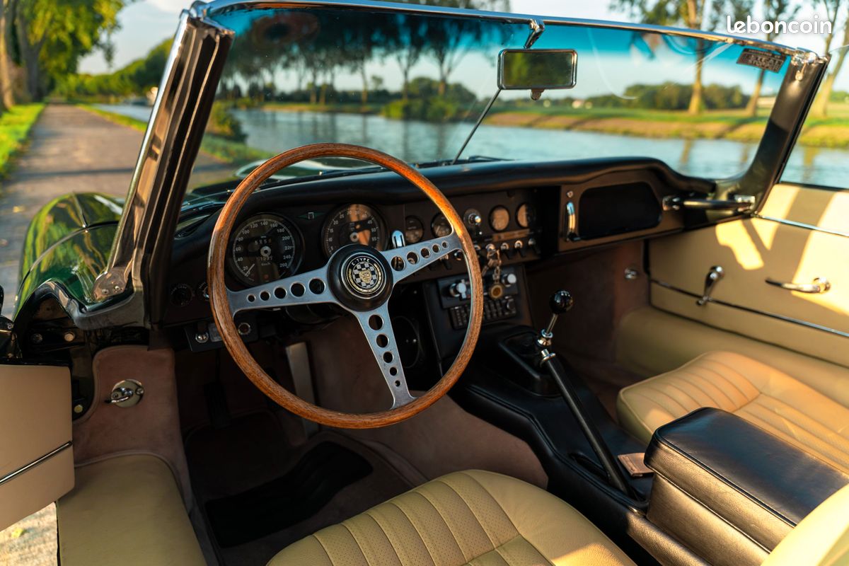 Jaguar Type-E Série 1 4.2 roadster - Très bon état - Restaurée - Moteur matching - Garantie (image 7)