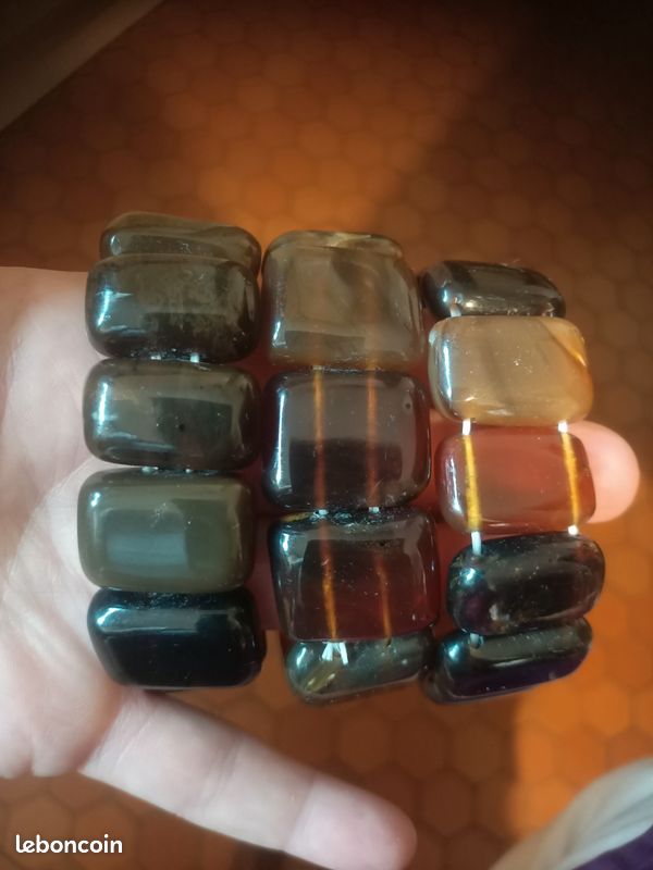 10 bracelets en ambre de Sumatra (image 5)