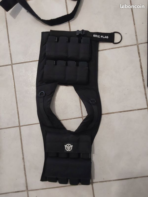 Gilet lesté ERIC FLAG de 40 lb pour hommes et Benin