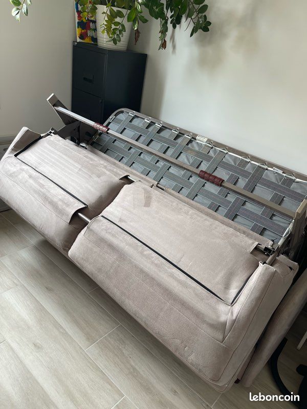 Canapé convertible DIVA – Couchage 140x200 – Matelas IKEA neuf (image 11)