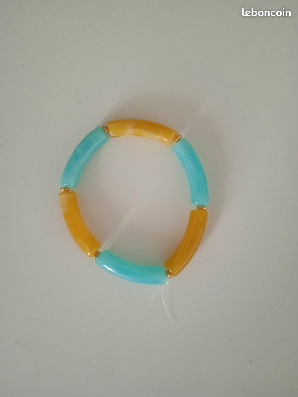 Bracelet femme perles acrylique (image 1)