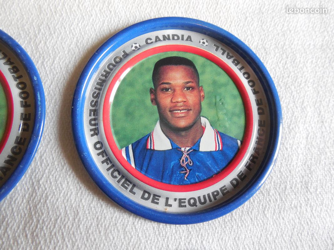 Lot De 8 Figurines Shlak Candia - Equipe De France De Football 1997, Sélection Nationale