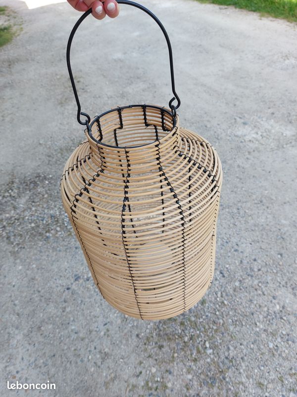 Lanterne en rotin (image 3)
