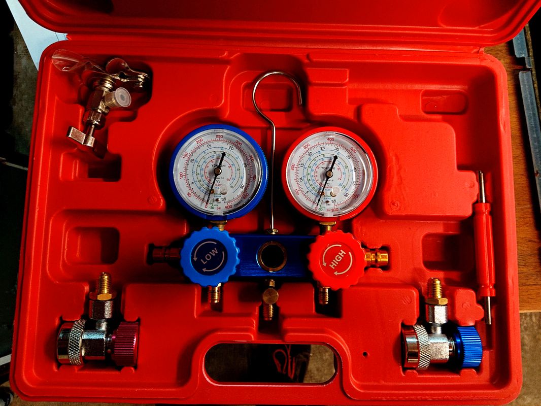 Tools R134a A/C Manifold Gauge Set Manomètre pour climatiseur avec