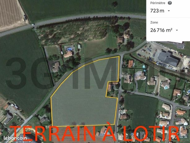Terrain 26 995 m² Hagetmau