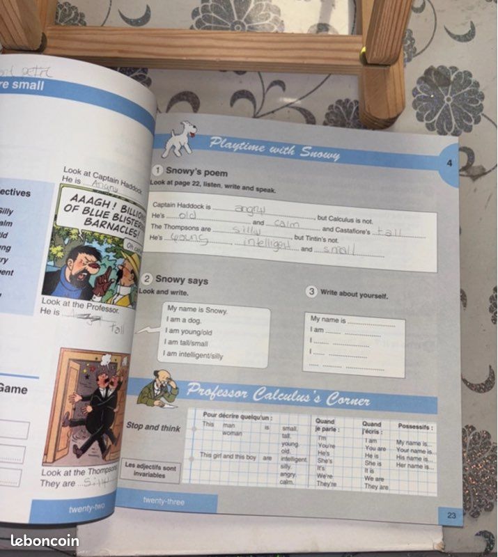 Harrap's Tintin chez les Anglais Initiation à l'anglais Livre/Cassette (image 3)
