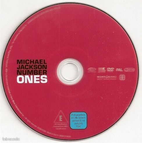 1 DVD audio-vidéo de Michael Jackson Album : « Number Ones » - Etat irréprochable (image 2)