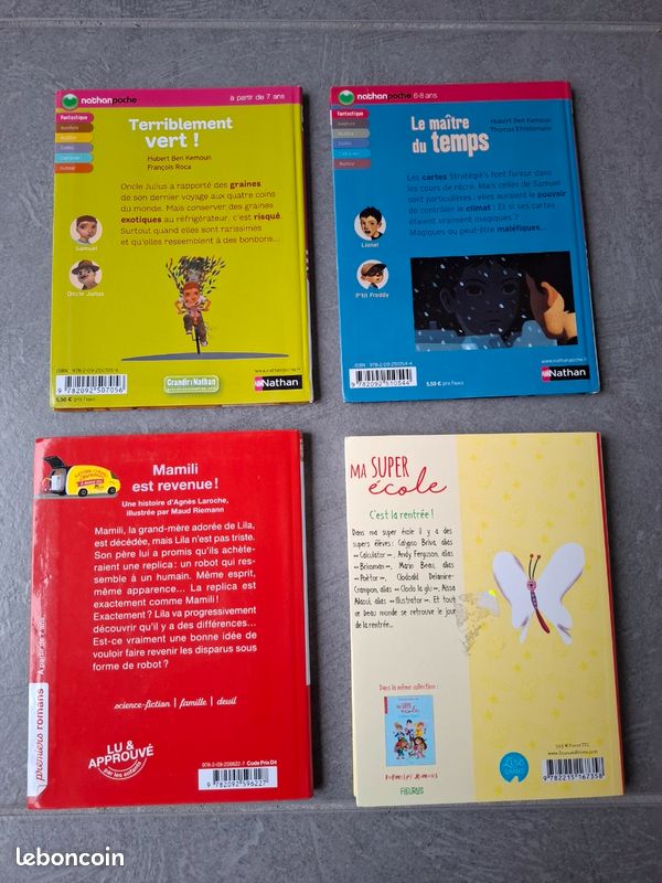 Lot de 4 livres Niveau Primaire dès 7 ans elindaN (image 2)