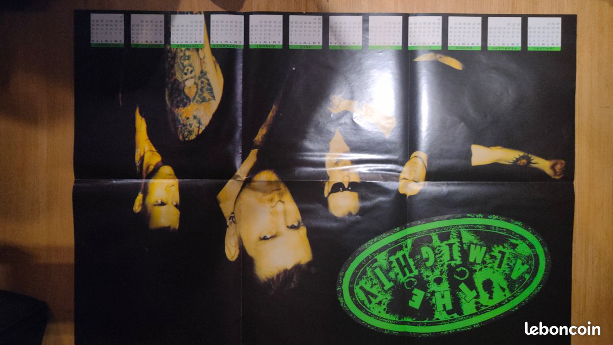 The Almighty Jonestown mind 12", 7", poster calendar, promo (image 3)