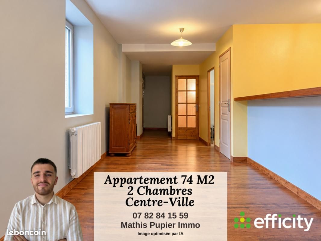 Appartement 3 pièces 74 m² · à Saint-Bonnet-le-Château · 74 m² · 79 000 €