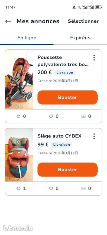 Siège auto 360° + Poussette tout-terrain + Sac à langer (image 2)