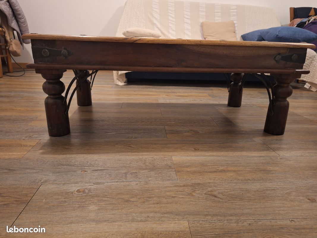 Table basse en bois massif (image 4)