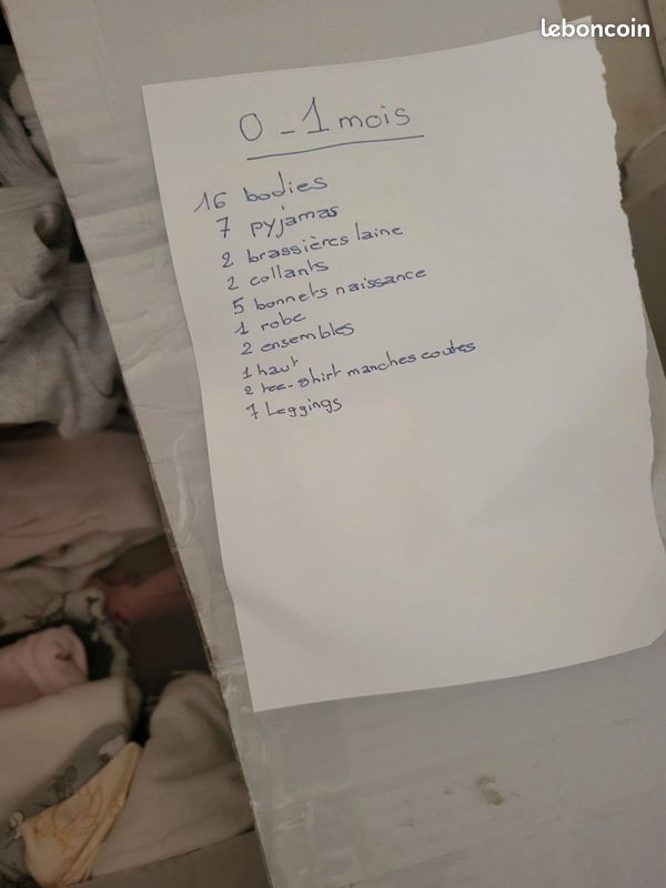 Vend vetements bébé (image 9)