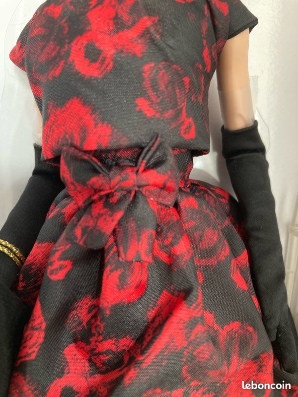 Barbie Fashion Model Collection Rose Cocktail Dress - Collection