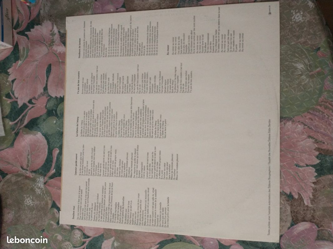 2LP Daniel Balavoine / Vendeurs de larmes / 33t et un maxi45t (image 3)