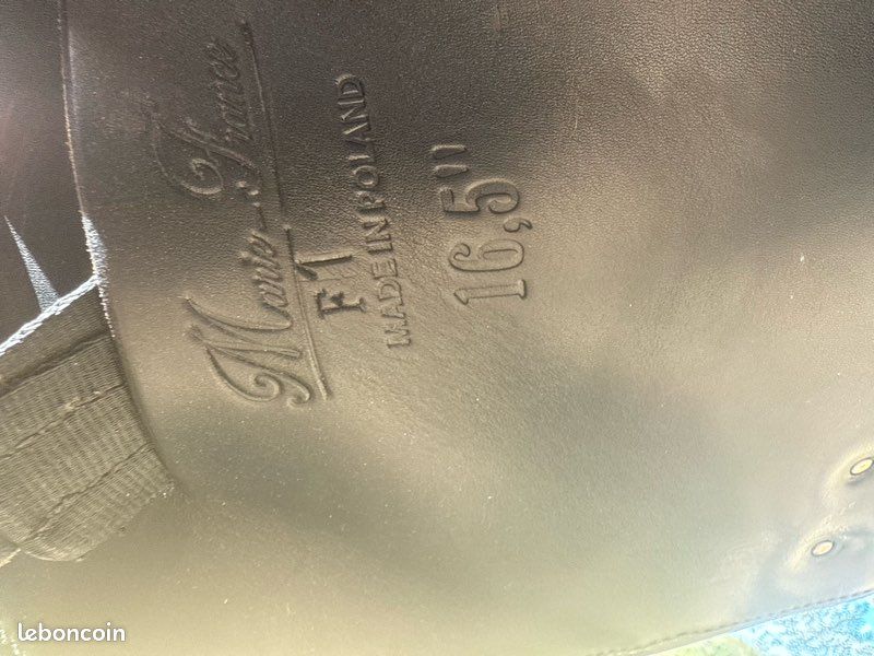Selle de dressage Norton Pro - taille 16,5 - noire