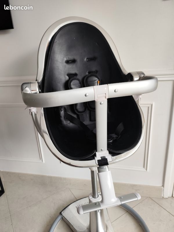 Chaise haute fresco bloom silver (image 2)