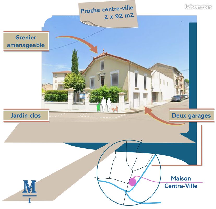 Maison 7 pièces 92 m² · à Montélimar · 92 m² · 235 000 €