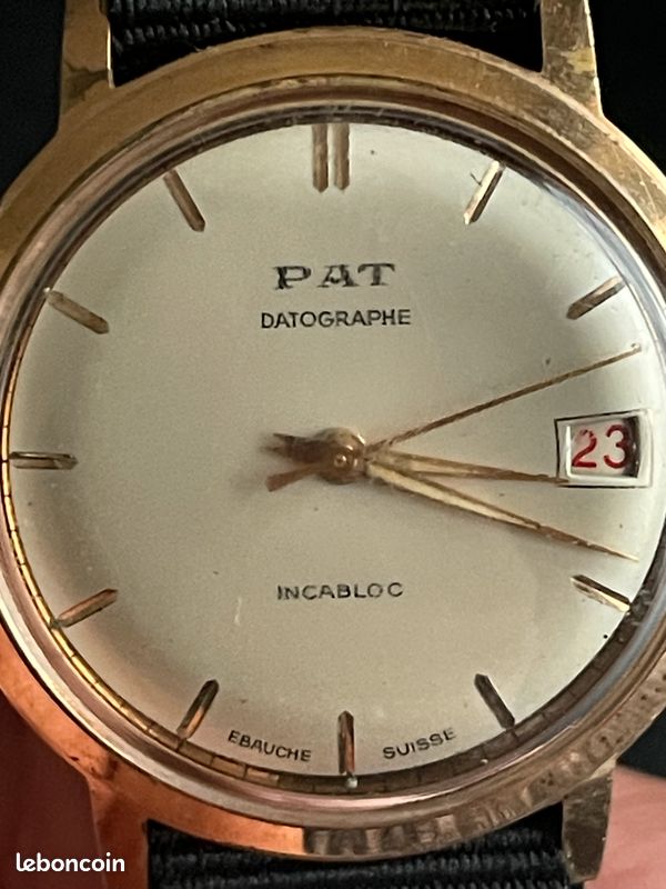 Magnifique montre PAT mécanique vintage révisée Montres Bijoux