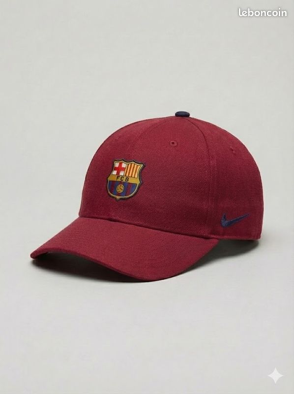 Casquette FC Barcelone Officielle - Collection Barca Taille Réglable Homme, 100% Coton, Supporter Club