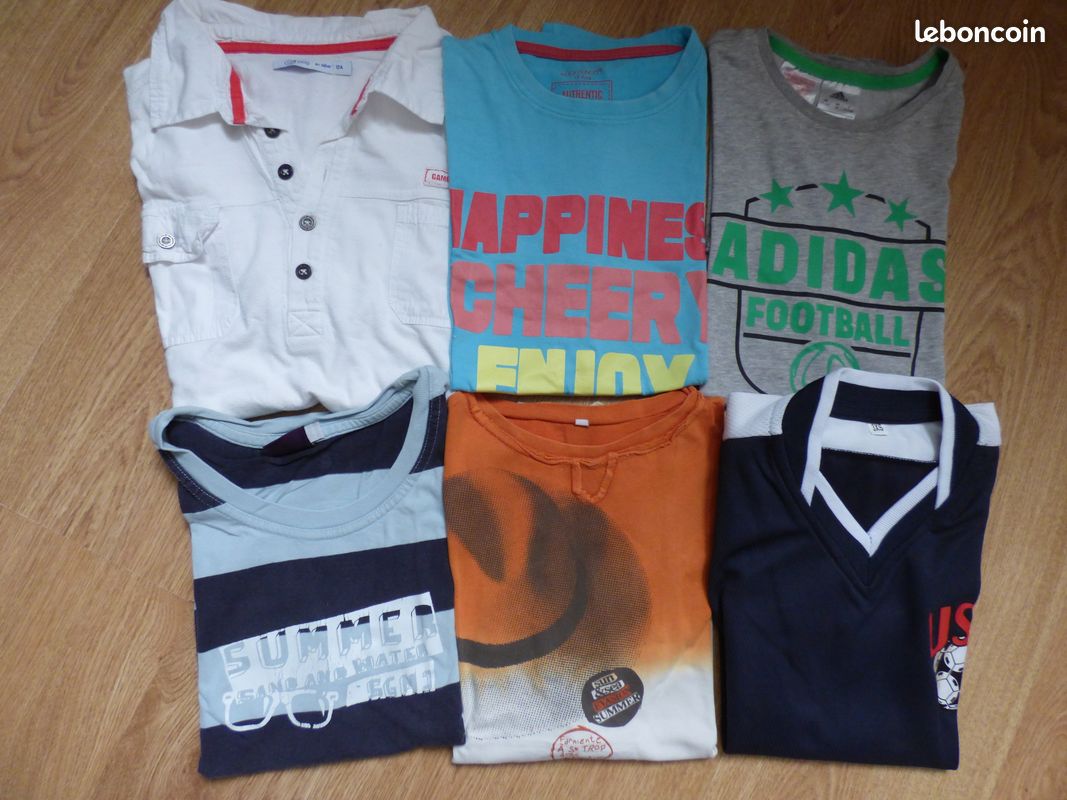 T-shirts manches courtes 12 ans (image 1)