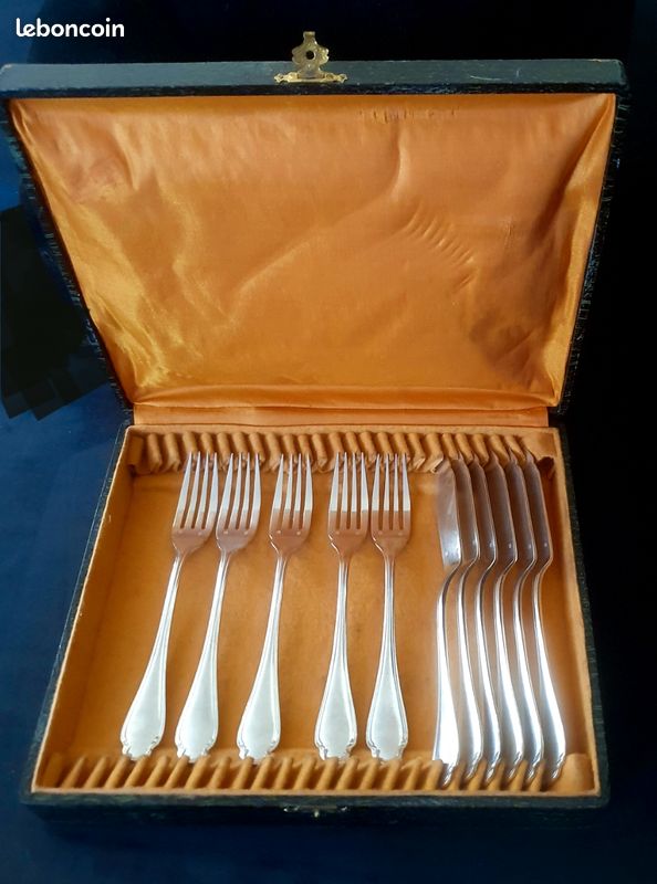 Couverts De Service à Poisson Christofle XIXe - Métal Argenté - N0011