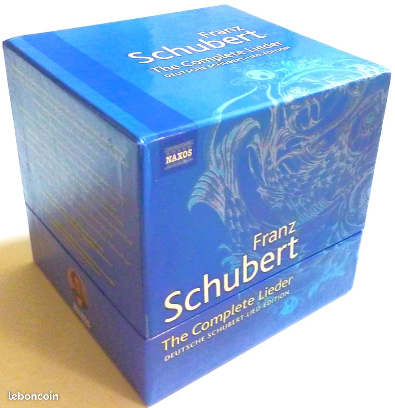 Coffret 38 CD : Intégrale des lieder de SCHUBERT sous la direction de Ulrich Eisenlohr / NAXOS / Musique classique / Chant (image 1)
