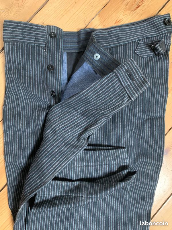 Pantalon de grand-père à rayures Vêtements