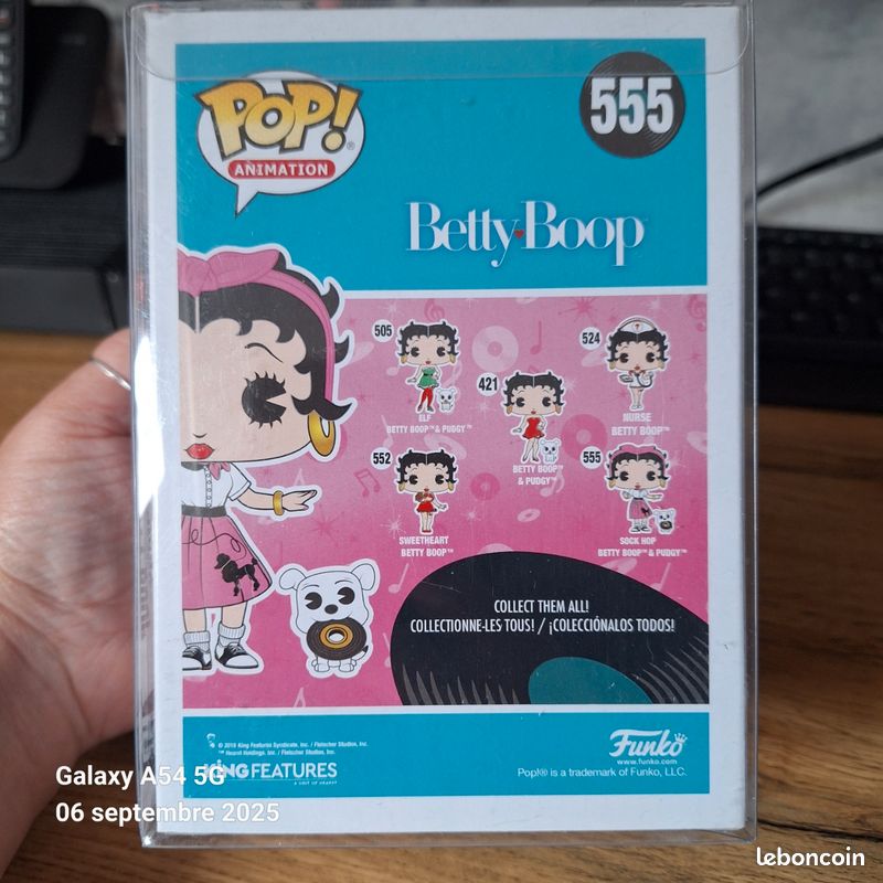 Figurine Pop Betty Boop #552 pas cher : Betty Boop Amoureuse Figurine Pop Betty Boop #552 pas cher : Betty Boop Amoureuse