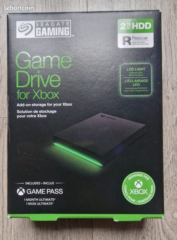 Disque dur Seagate externe 2 To (image 1)