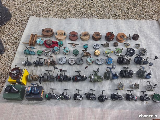 Vieux Moulinet De Pêche Français – Objet De Collection Vintage
