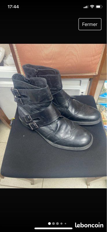 Bottine Liberto Boots Liberto Homme Bottines Homme, Taille 41 Cuir