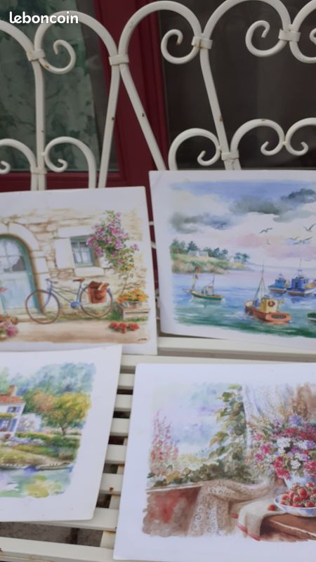 8 SETS style AQUARELLES ILE DE RE (image 3)