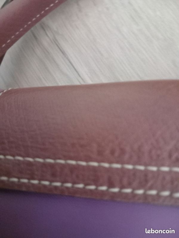 Sac Longchamp "Le Pliable" porté main, grand modèle, couleur Lilas (image 5)