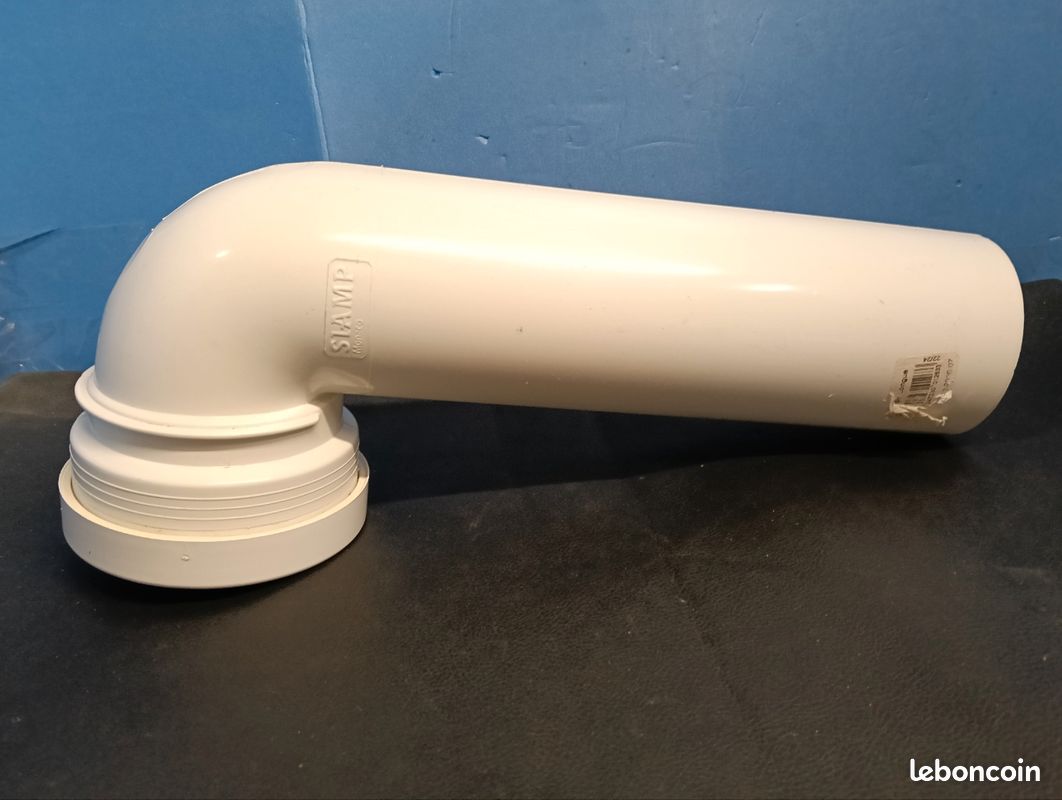 Pipe coude longue de toilette Siamp (image 3)