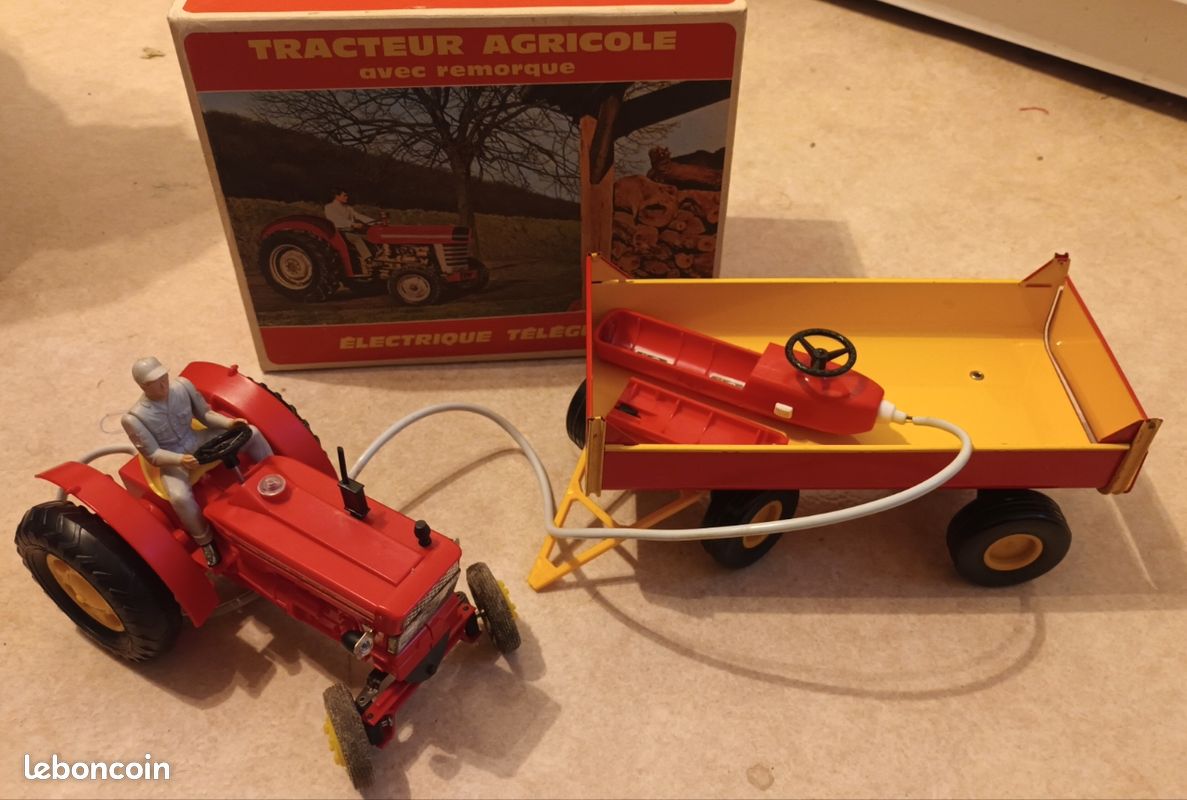 Tracteur Avec Remorque PLAYMOBIL Vintage - Neuf En Boîte