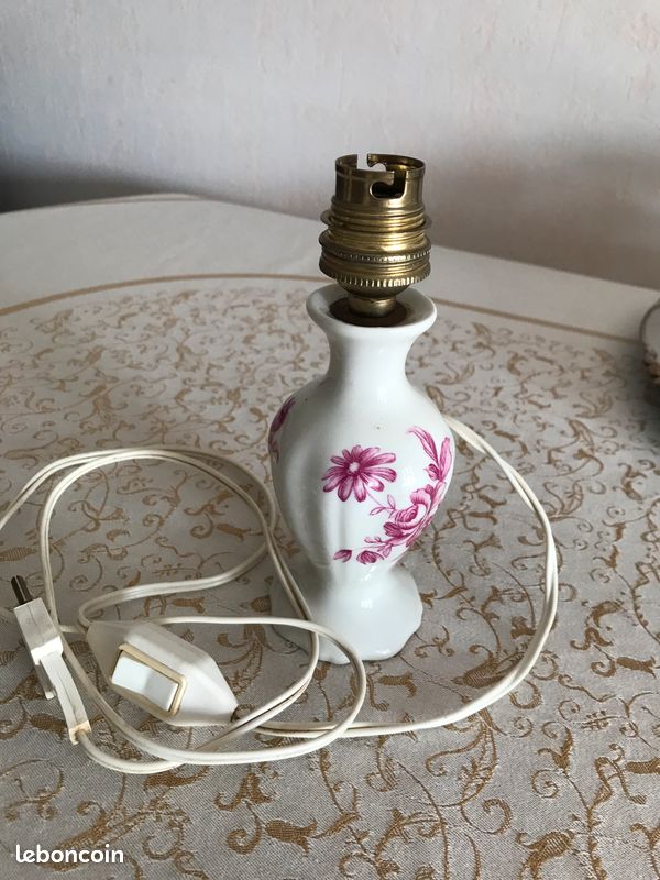 Pied lampe porcelaine (image 3)